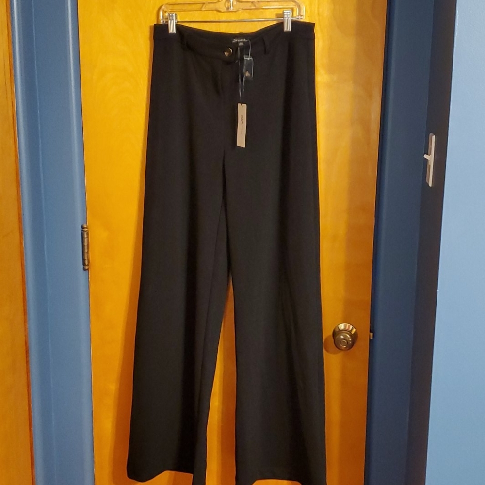 NWT Shinestar black work professional pants